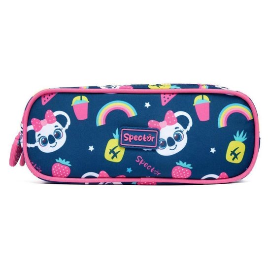 Kit Mochila De Rodinha 19 Litros Infantil Lancheira Térmica Estojo Escolar Spector Reforçada
