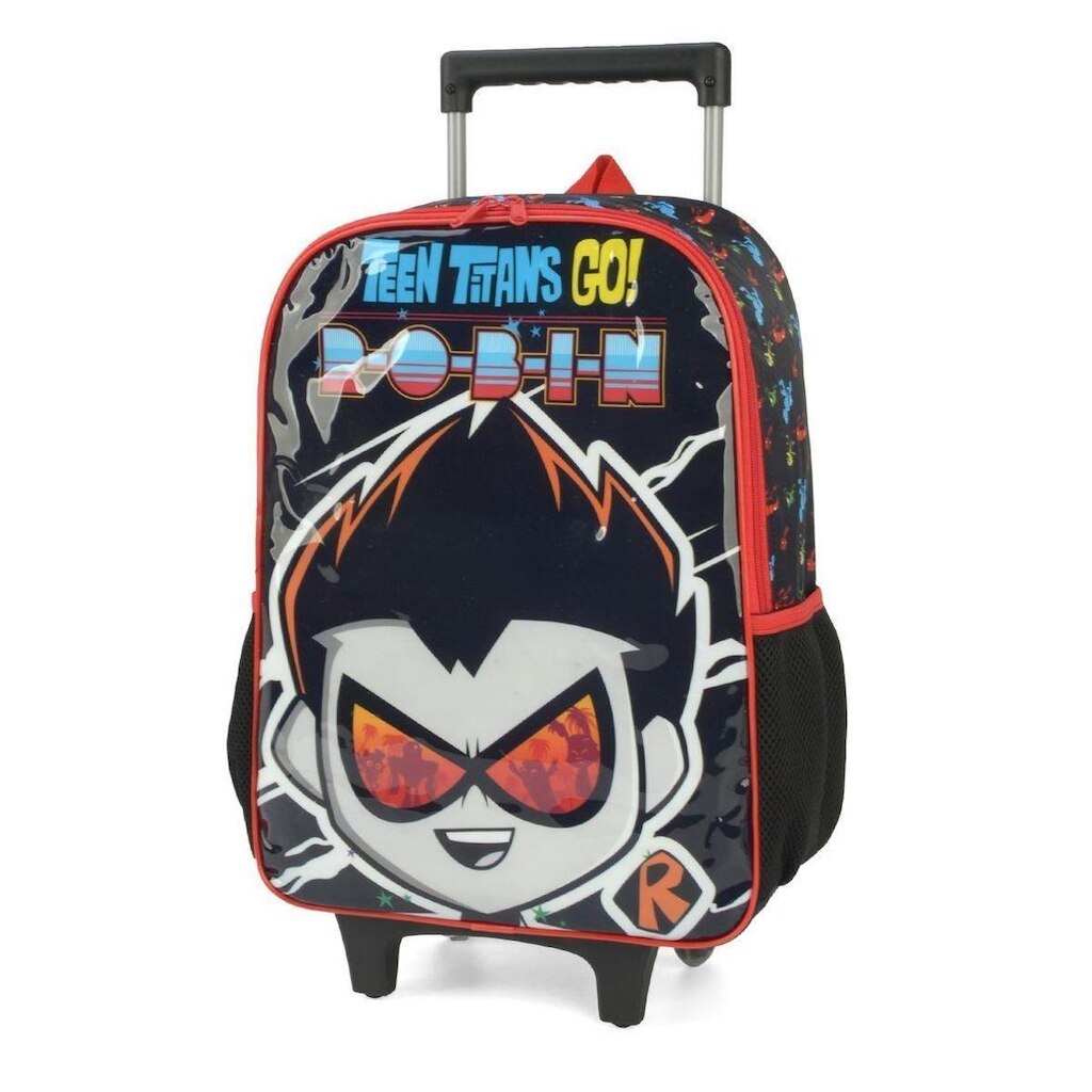 Kit Mochila de Rodinha Escolar Jovens Titãs Luxcel Ref.37872