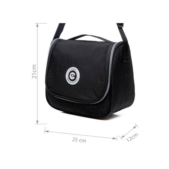 Kit Mochila De Rodinha Juvenil Reforçada Lancheira Estojo Moderna Coban 22 litros