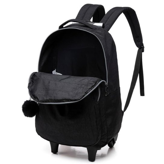 Kit Mochila De Rodinha Juvenil Reforçada Lancheira Estojo Moderna Coban 22 litros