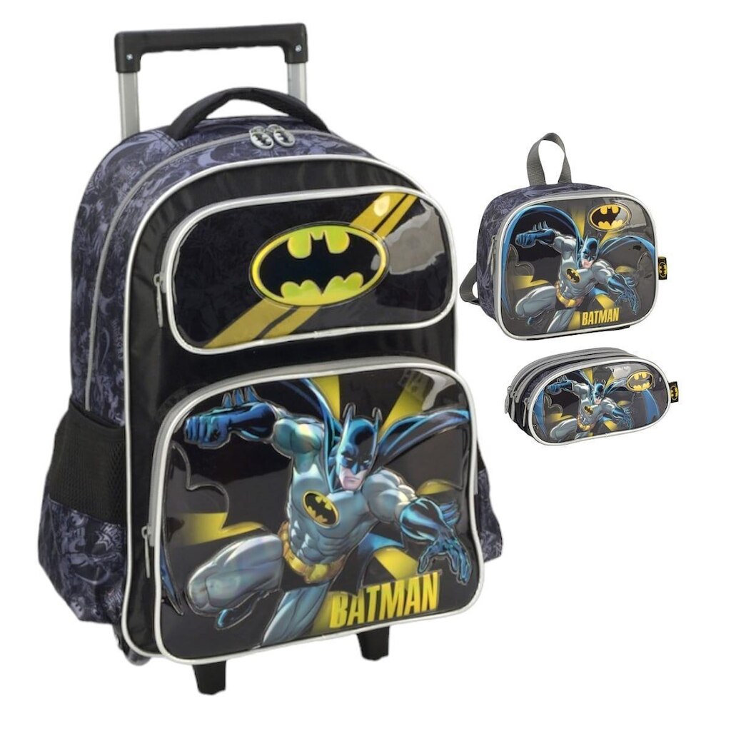 Kit Mochila de Rodinha Luxcel Batman - 39272