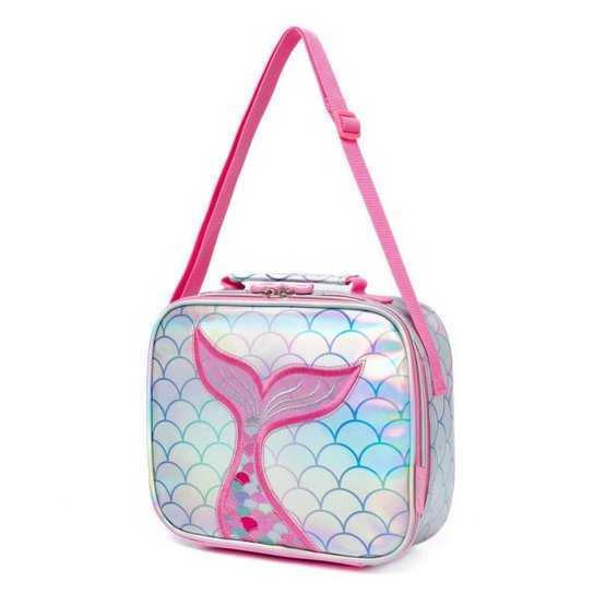 Kit Mochila de Rodinhas Escolar Infantil Menina Reforçado Resistente 20l