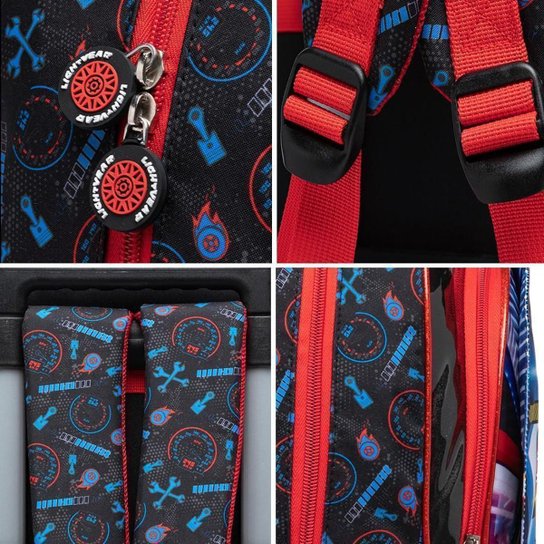 Kit Mochila de Rodinhas Infantil Lancheira Térmica Estojo Escolar