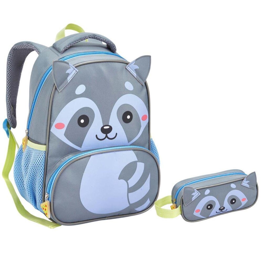 Kit Mochila e Estojo Creche Infantil Zoop