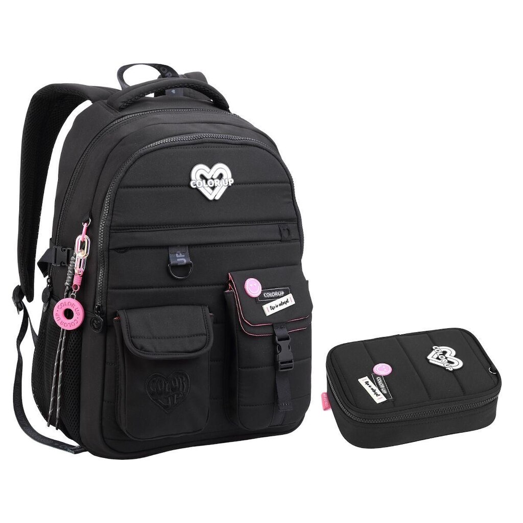 Kit Mochila e Estojo Juvenil Feminina Candy