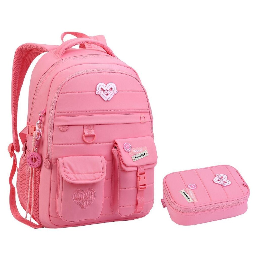 Kit Mochila e Estojo Juvenil Feminina Candy
