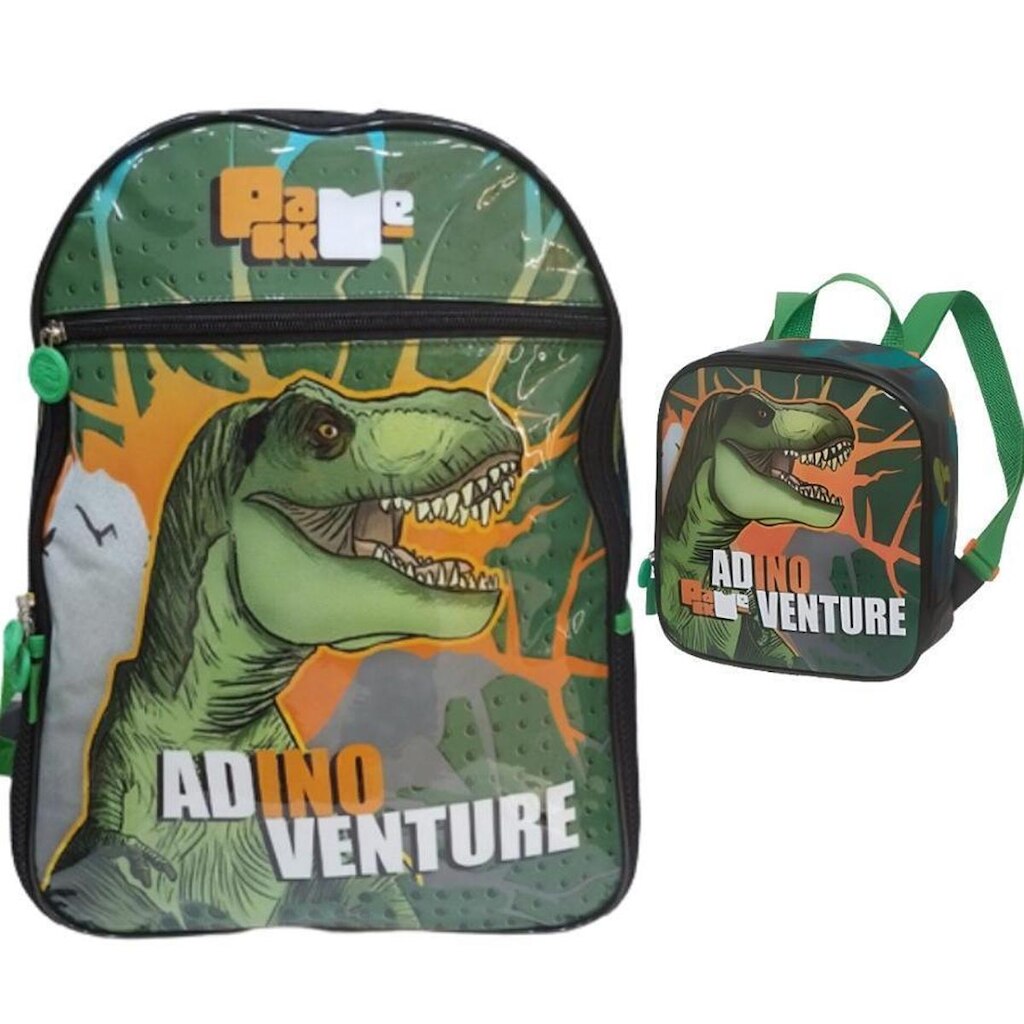 Kit Mochila Escolar Pacific de Dinossauro 998
