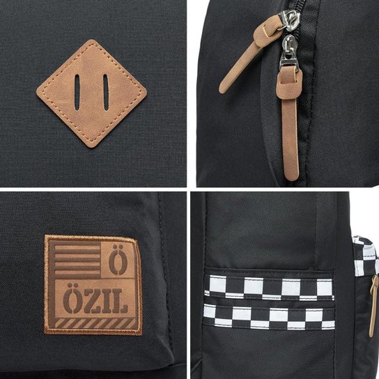 Kit Mochila Estojo Casual Resistente Escolar Impermeável Ozil 19 Litros