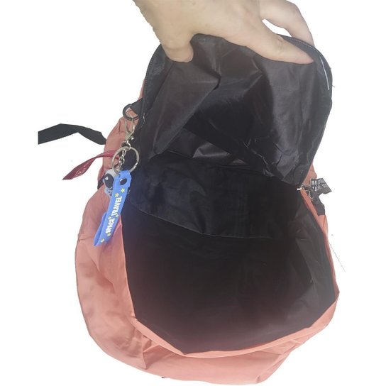 Kit Mochila + Estojo Escolar Feminina Com Chaveiro
