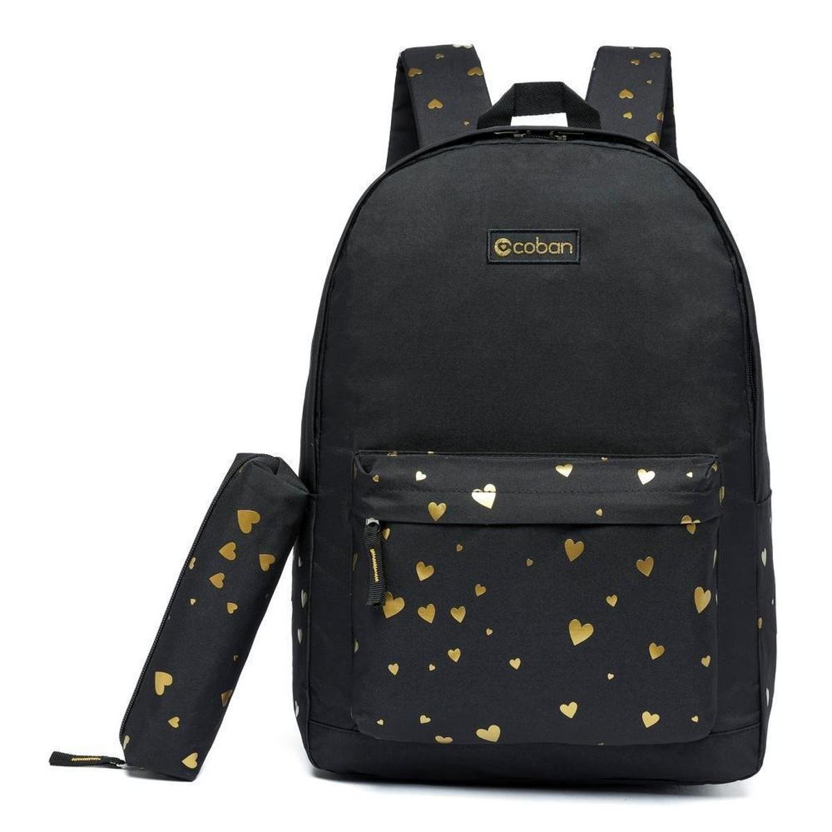 Kit Mochila Estojo Feminina Casual Faculdade Escolar Coban 15 Litros Menor preço em Kit Mochila Estojo Feminina Casual Faculdade Escolar Coban 15 Litros