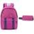 Kit Mochila + Estojo Luxcel Up4you 46547 - Roxo