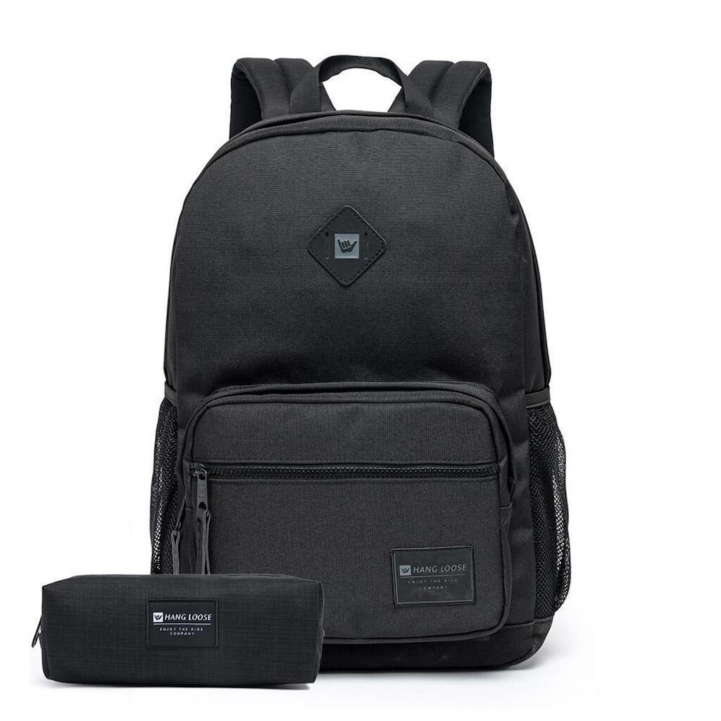 Kit Mochila Estojo Resistente Escolar Executiva Espaçosa 21 Litros