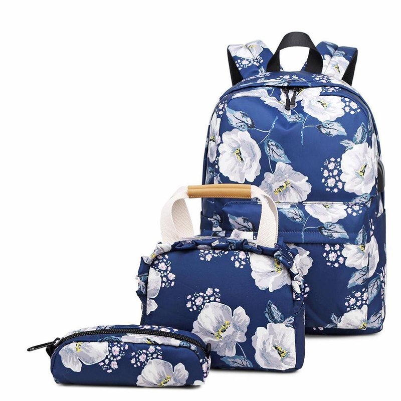Kit Mochila Guelph Feminina Estojo Lancheira Necessaire em oferta na Shopee Kit Mochila Guelph Feminina Estojo Lancheira Necessaire