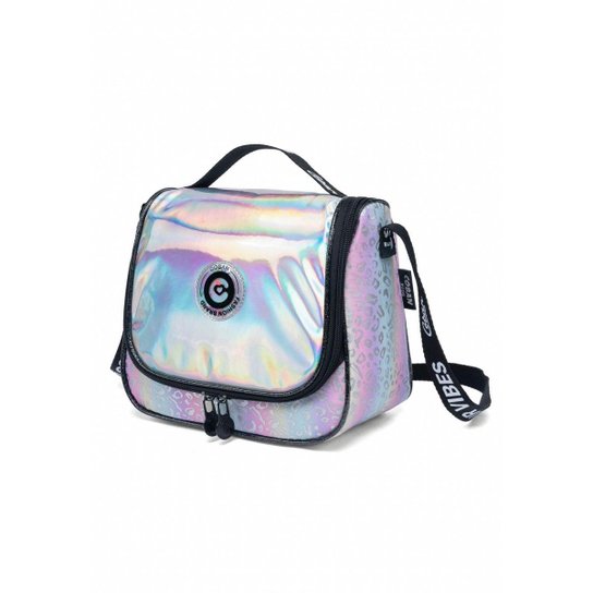 Kit Mochila Infantil de Costa Menina Escolar Juvenil + Estojo + Lancheira