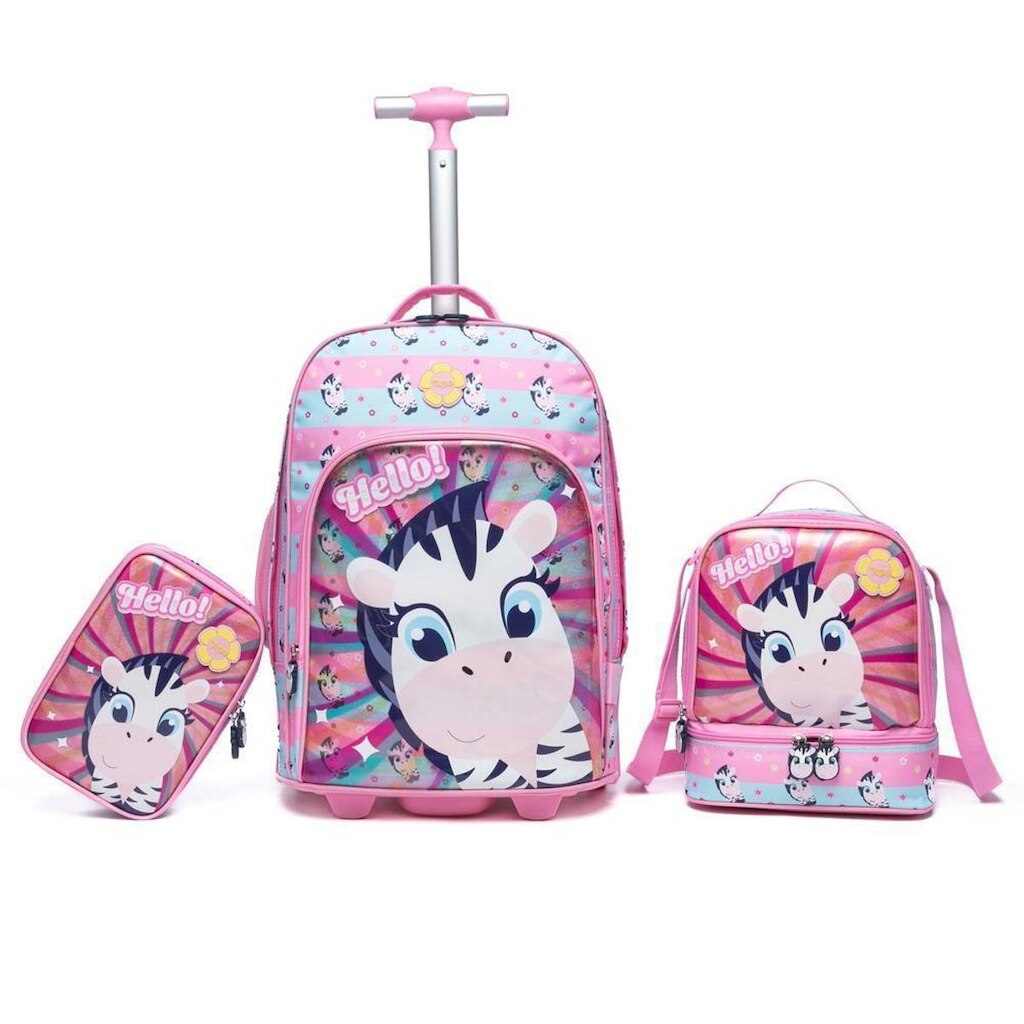 Kit Mochila Infantil Yupe Reforçado