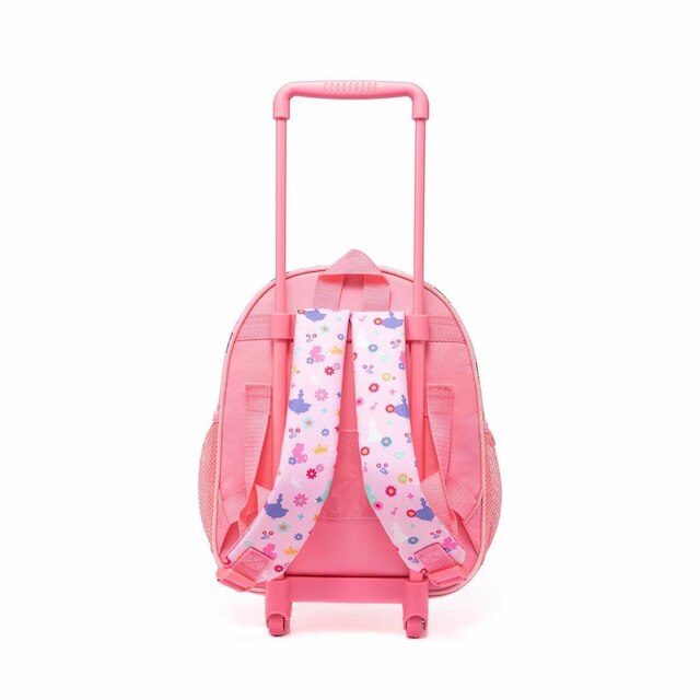 Kit Mochila Lancheira Princesas Infantil Feminina Escolar Rodinha ...