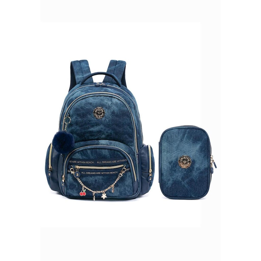 Kit Mochila Primicia De Costas Escolar Com Estojo
