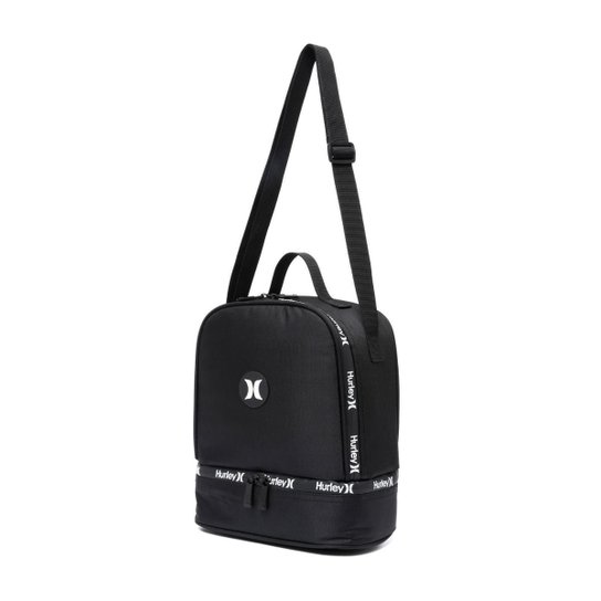 Kit Mochila Rodinha Hurley Notebook Lancheira Térmica Estojo 20 Litros