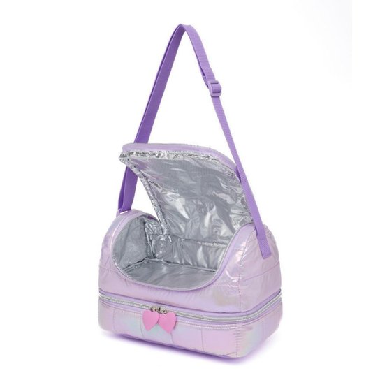 Kit Mochila Rodinha Infantil Resistente Lancheira Termica Estojo Escolar
