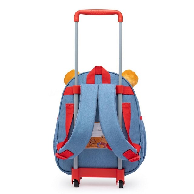 Kit Mochila Rodinhas Estojo Escolar Infantil Ursinho Pooh Disney Menino ...