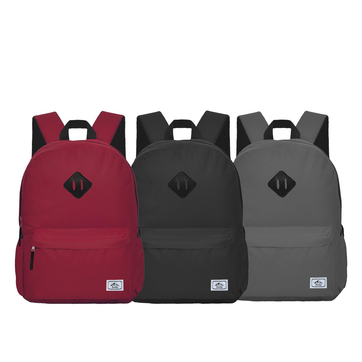 Kit Mochila Switz Básica 25L - 3 Unidades Menor preço em Kit Mochila Switz Básica 25L - 3 Unidades