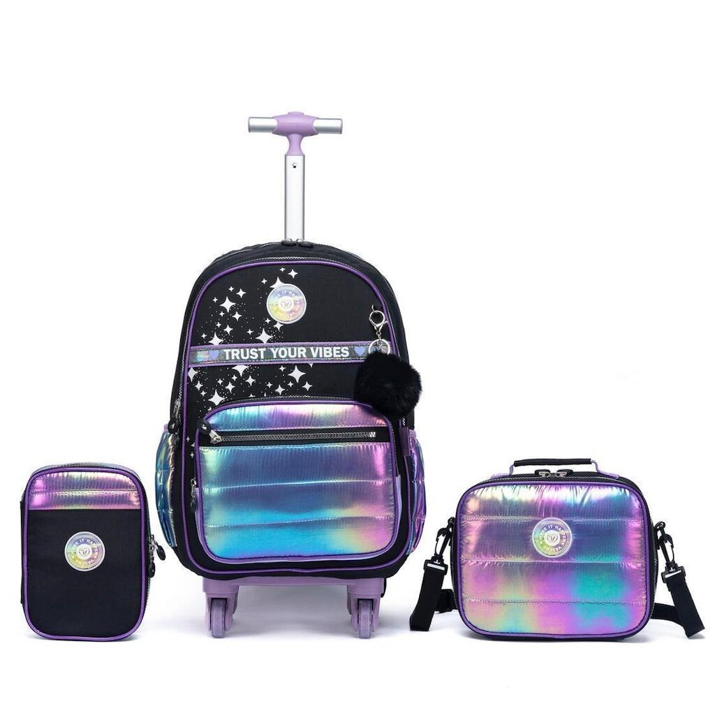 Kit Mochila Vaschy Infantil Menina Escolar 32 Litros