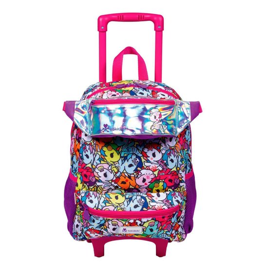 Kit Mochilete Grande Tokidoki Feminina - Rosa Claro+Pink Menor preço em Kit Mochilete Grande Tokidoki Feminina - Rosa Claro+Pink