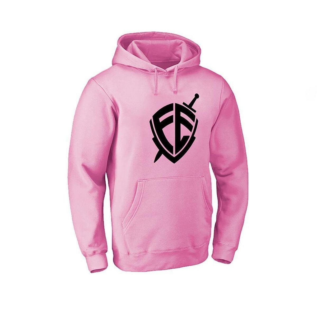 sidemen clothing pink moletom com capuz