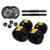 Kit Musculação Halteres Ajustáveis com Barra até 10kg Bonafit - Preto