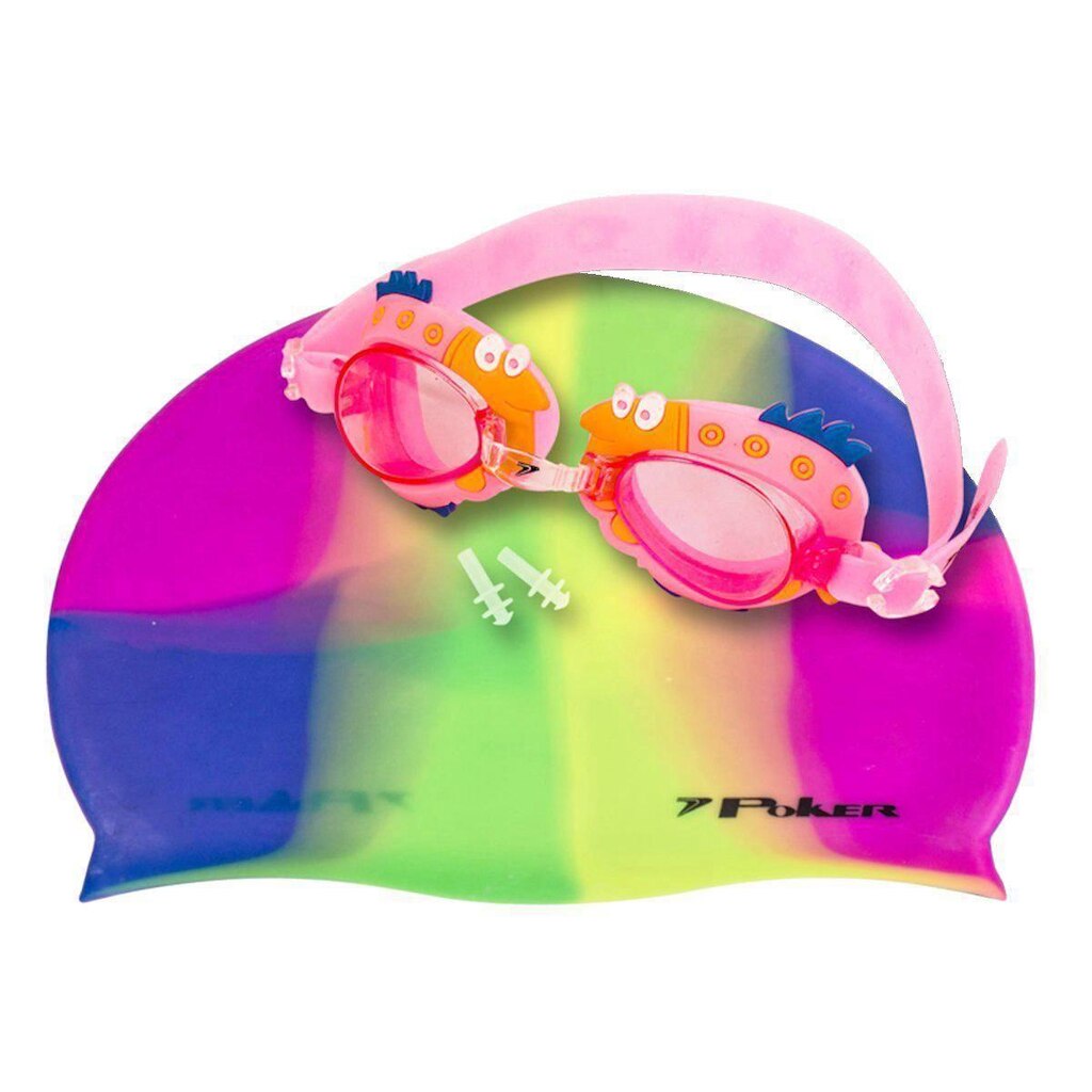 KIT NATACAO POKER CARTOONS PEIXE 13103-RM - ROSA U