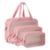 Kit Necessáires Cosméticos Viagem Feminina Maquiagem Praia - Rosa