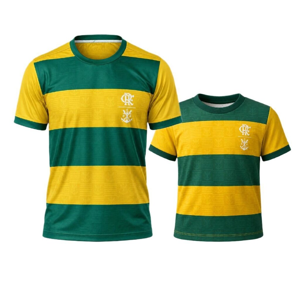 Kit Pai e Filho Camisa Flamengo Edição Especial Brasil