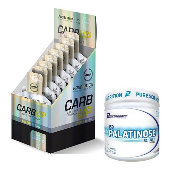 Kit Palatinose + Carb Up Gel Super Baunilha Com 10 Sachês - Incolor Menor preço em Kit Palatinose + Carb Up Gel Super Baunilha Com 10 Sachês - Incolor
