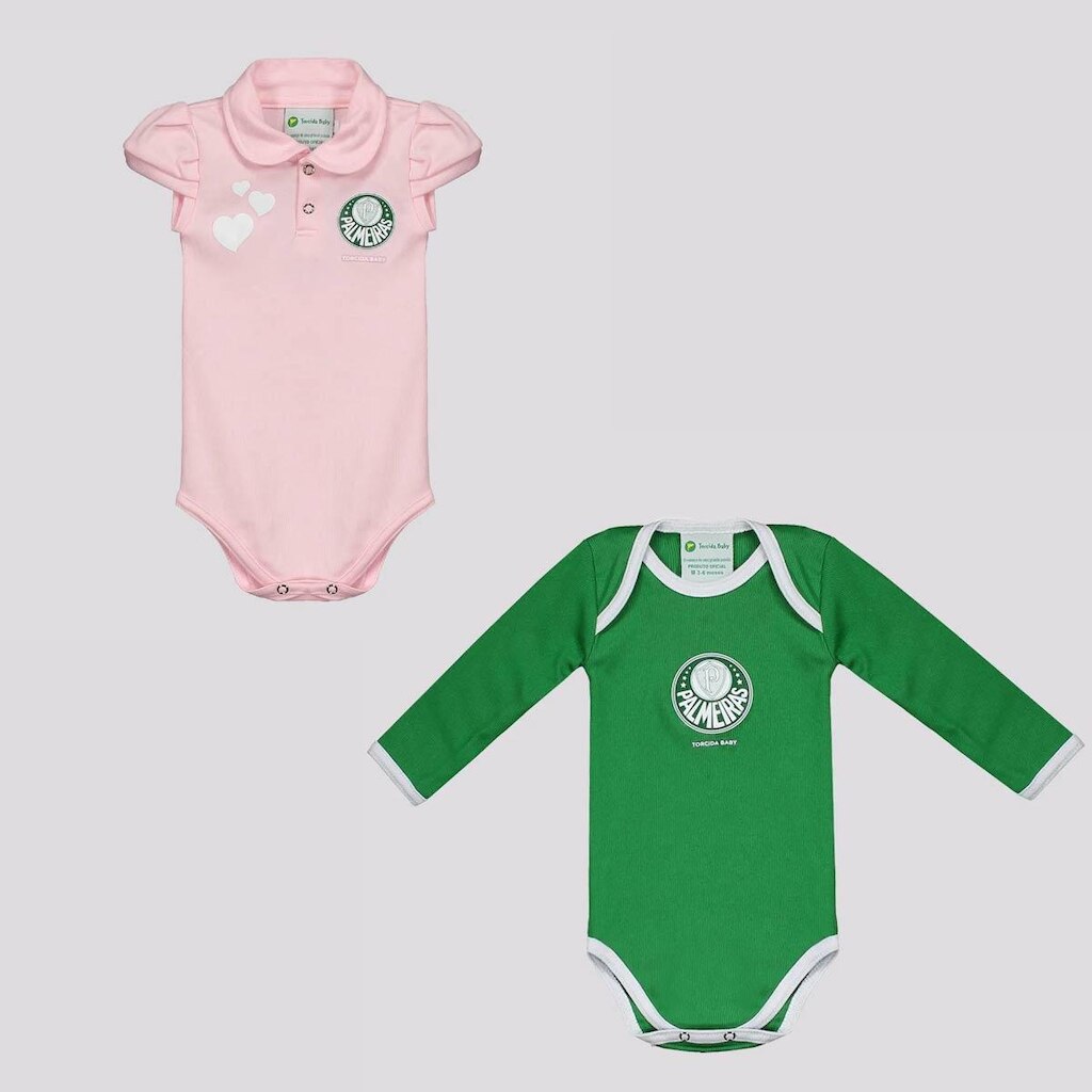 Kit Palmeiras Boys Polo + Manga Longa