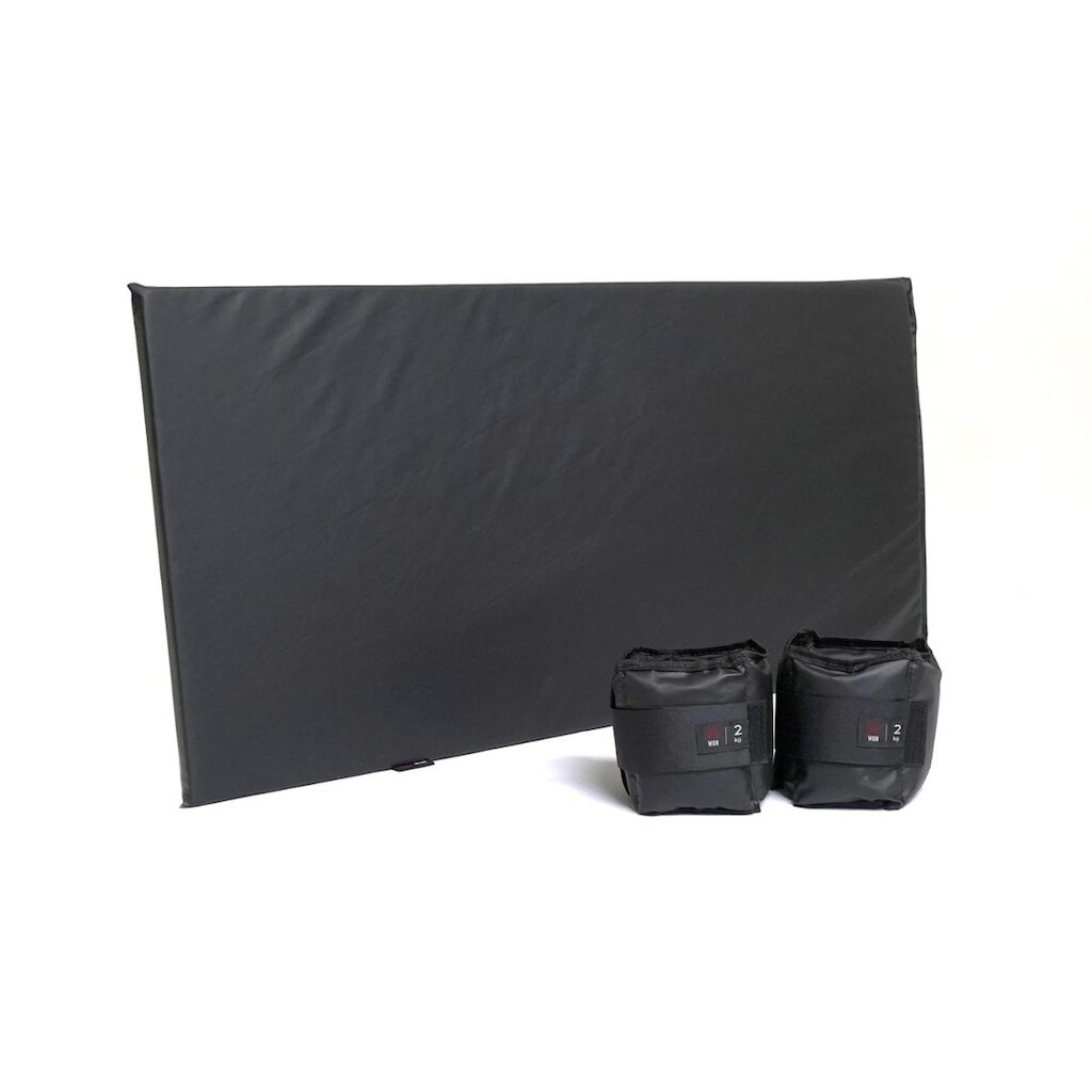 Kit Par Caneleira Básica 2kg + 1 Colchonete 90x42x2