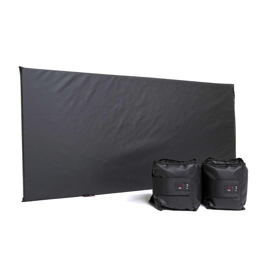 Kit Par Caneleira Básica 3kg + 1 Colchonete 90x42x2