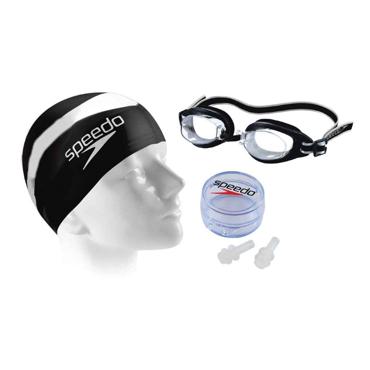 Kit para Natação Speedo Swim Kit Starters Preto Netshoes