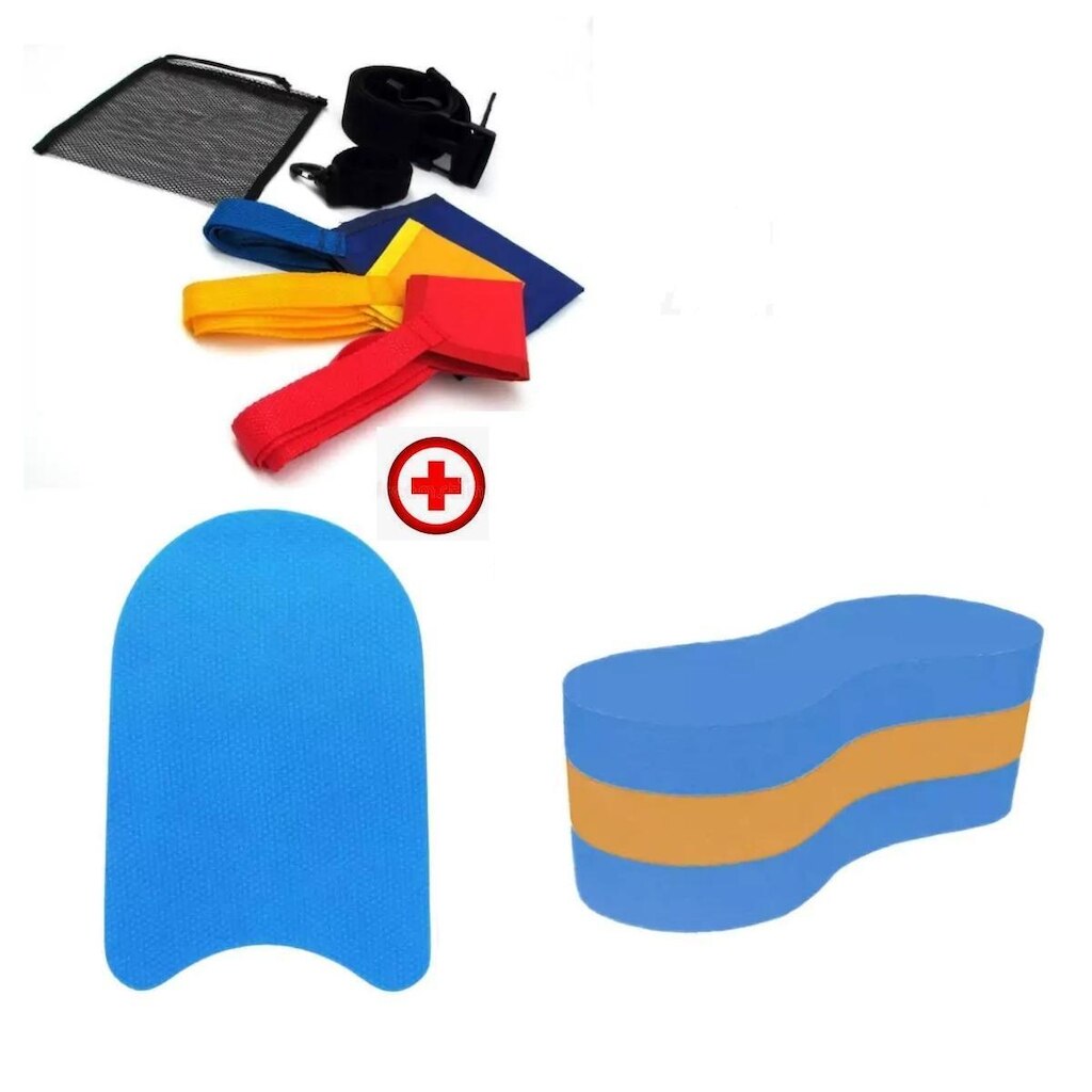 Kit Paraquedas Flutuador e Prancha natação - Rythmoon
