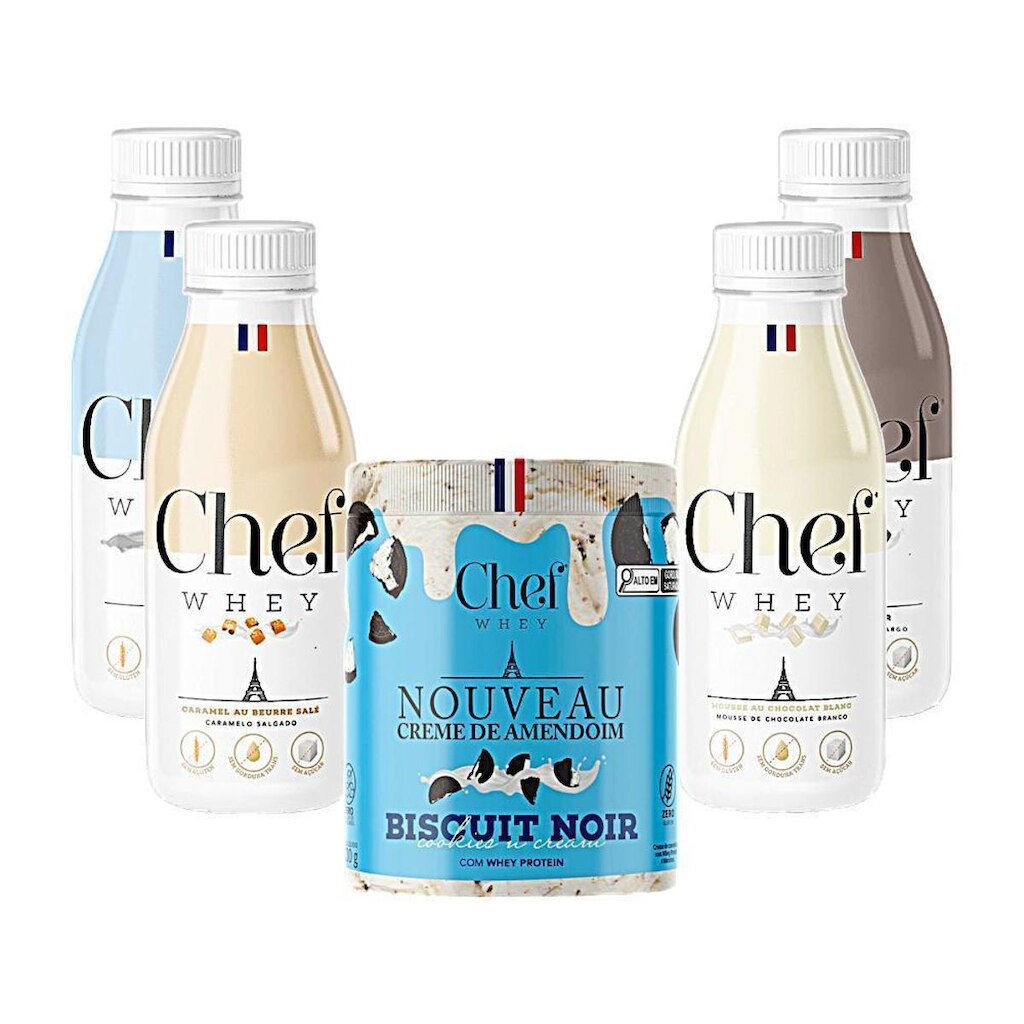 Kit Pasta de Amendoim 600g + Chef Whey Dose Única 40g - Chef Whey