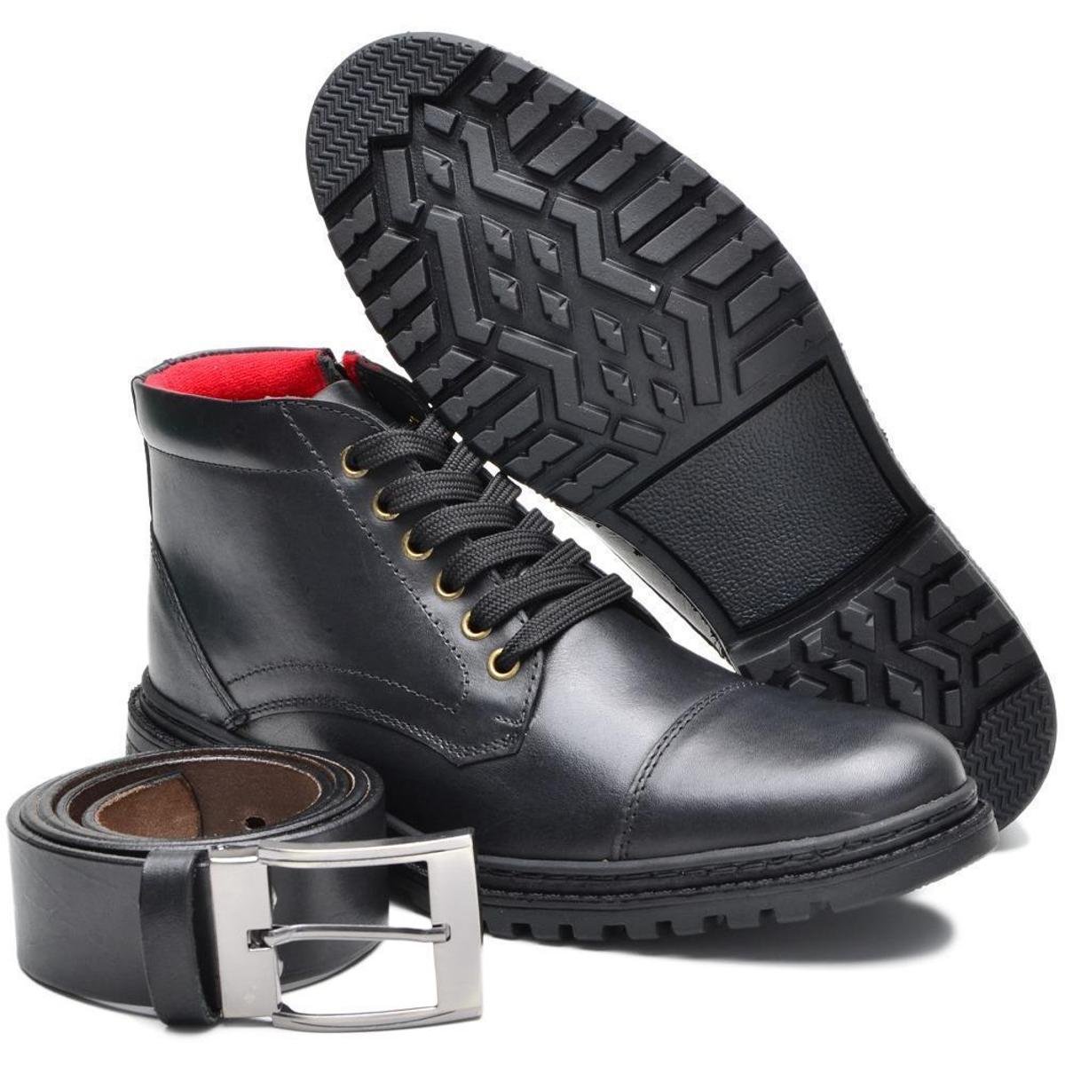 coturno cano curto masculino
