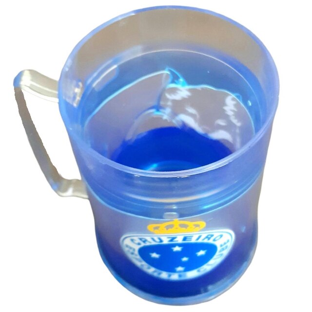 Kit Presente Cruzeiro - Caneca 300ml + Chaveiro Oficial