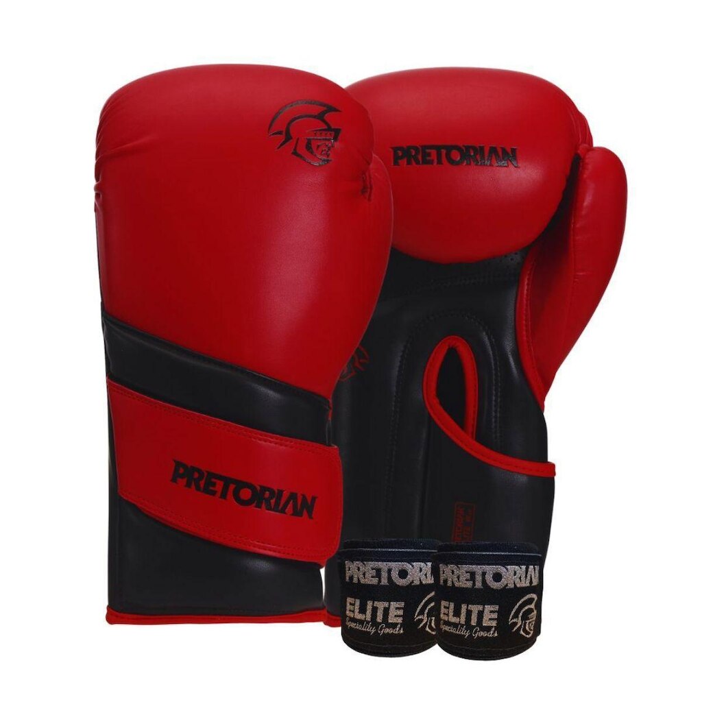 Kit Pretorian Boxe Muay Thai Elite Luva e Bandagem