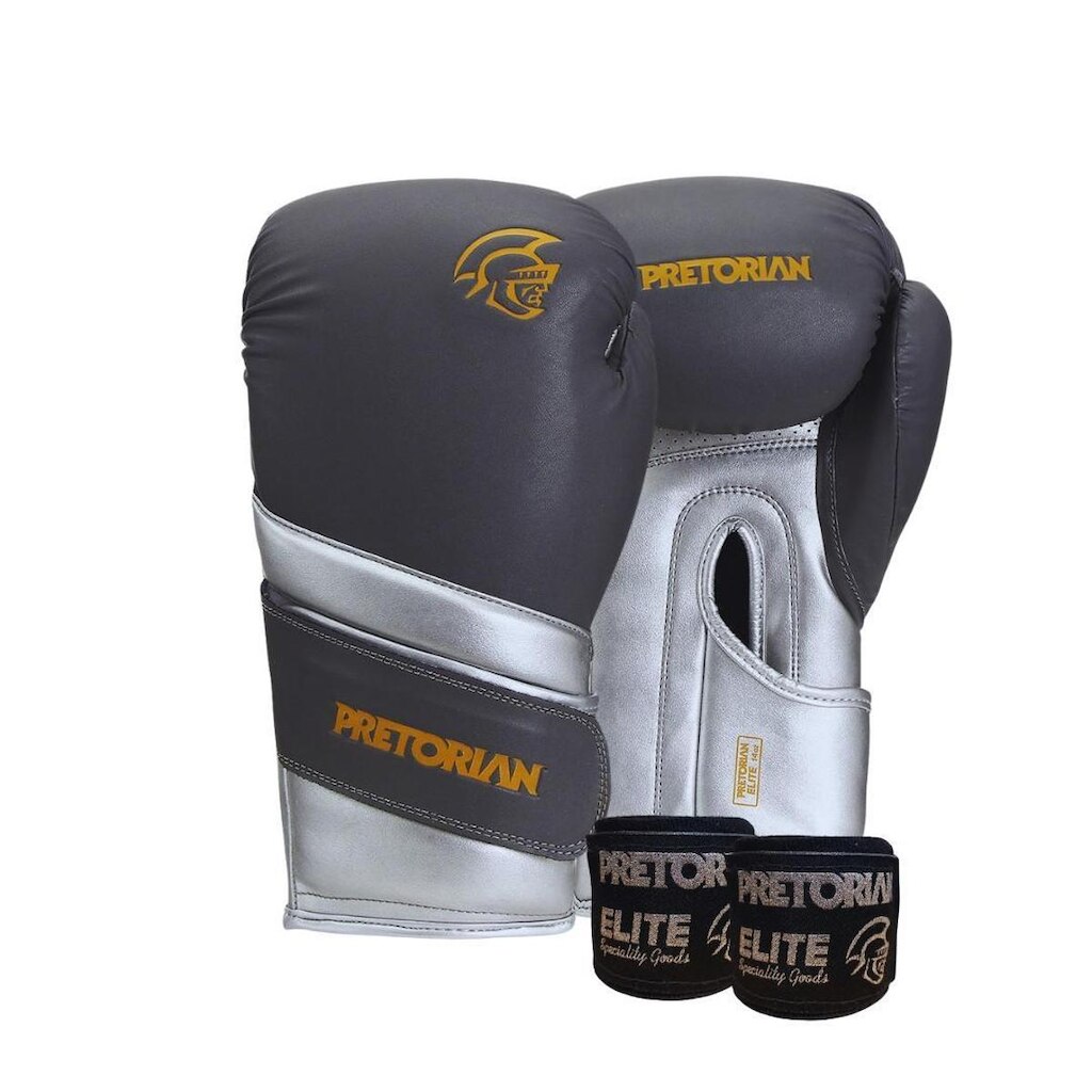 Kit Pretorian Boxe Muay Thai Elite Luva e Bandagem