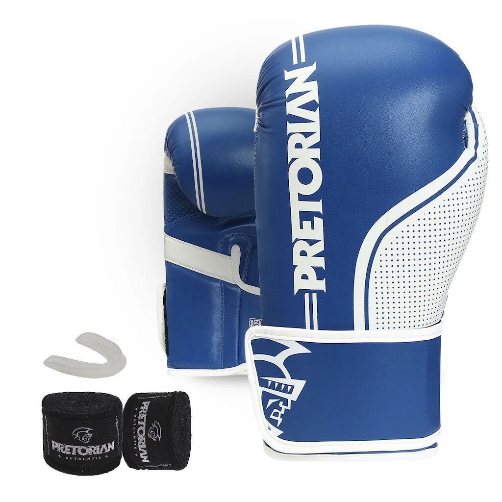 Kit Pretorian First FX Boxe Muay Thai Luva Bandagem Protetor