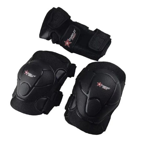 Kit Proteção Infantil Skate - Preto Menor preço em Kit Proteção Infantil Skate - Preto