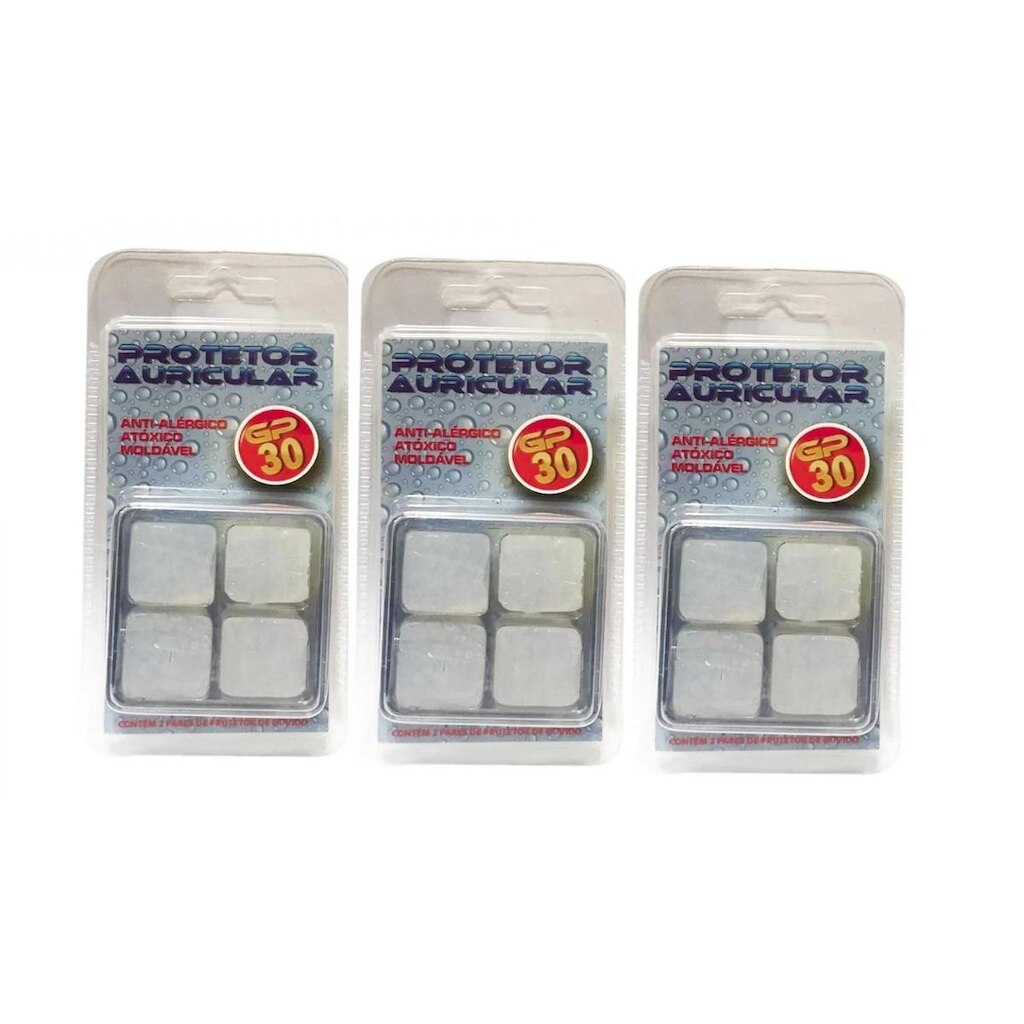 Kit Protetor Auricular GP30 3 Unidades Dogma