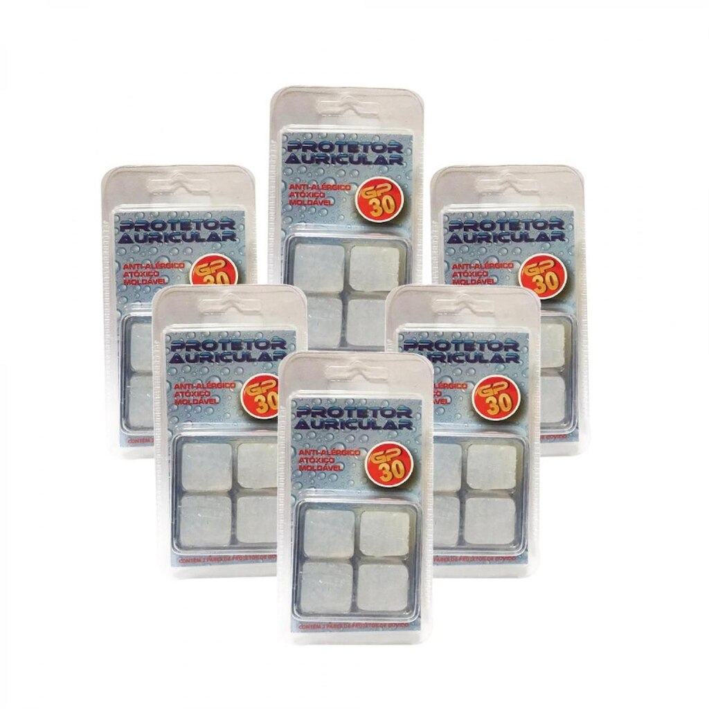 Kit Protetor Auricular GP30 Dogma 6 Unidades