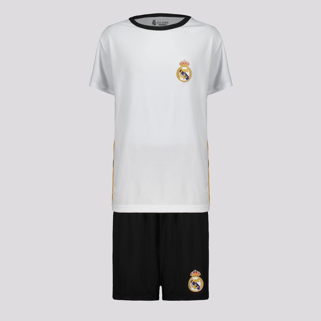 Kit Real Madrid Dry Juvenil Branca