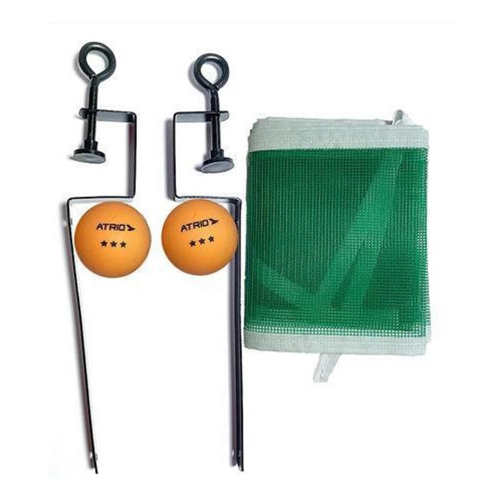 Kit Rede Ping Pong Classic Com 2 Bolas Atrio Tenis De Mesa