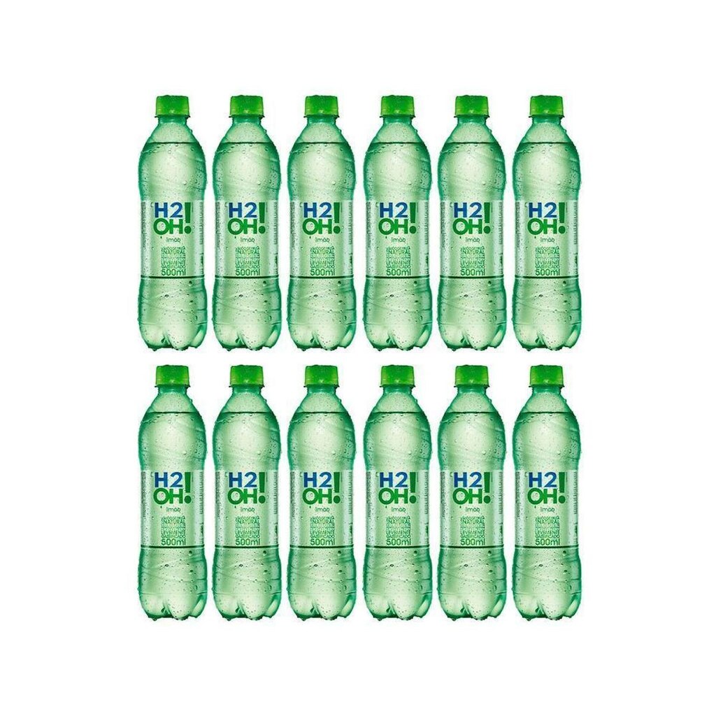 Kit Refrigerante H2OH! Limão Zero Açúcar 500ml 12 Unidades